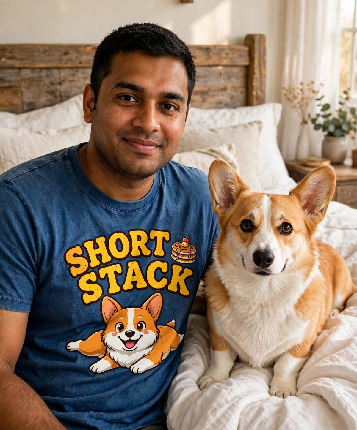 Worn by him — Short Stack Corgi Tee