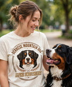 'Alpine Sweetheart' Bernese Mountain Dog T-Shirt — alternate view