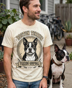 'Tuxedo Goofball' Boston Terrier T-Shirt — alternate view