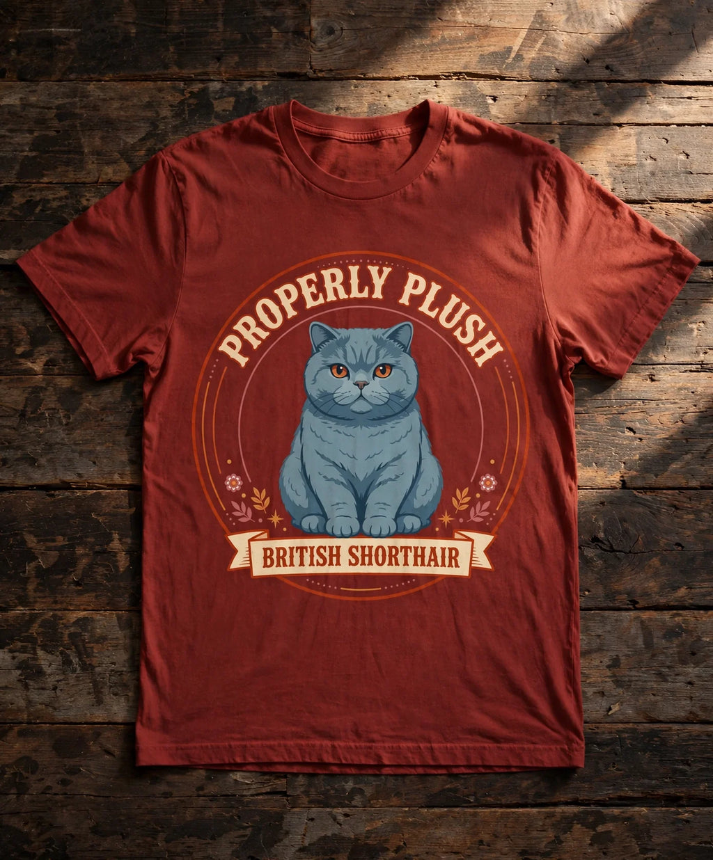 British Shorthair Properly Plush Tee