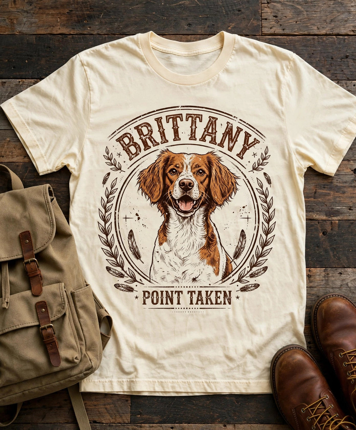 Brittany Point Taken Tee — Comfort Colors fabric detail