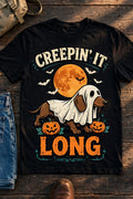 'Creepin' It Long' Dachshund T-Shirt — alternate view