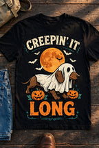 'Creepin' It Long' Dachshund T-Shirt — alternate view