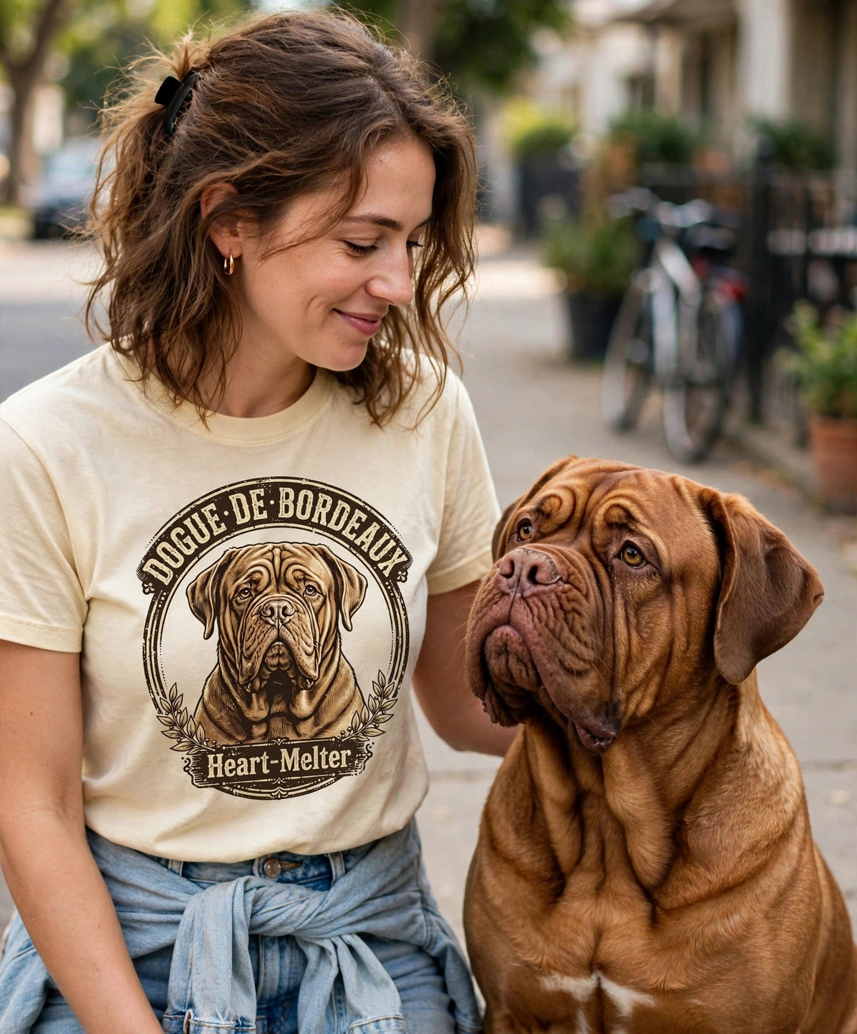 'Heart-Melter' Dogue de Bordeaux T-Shirt — alternate view