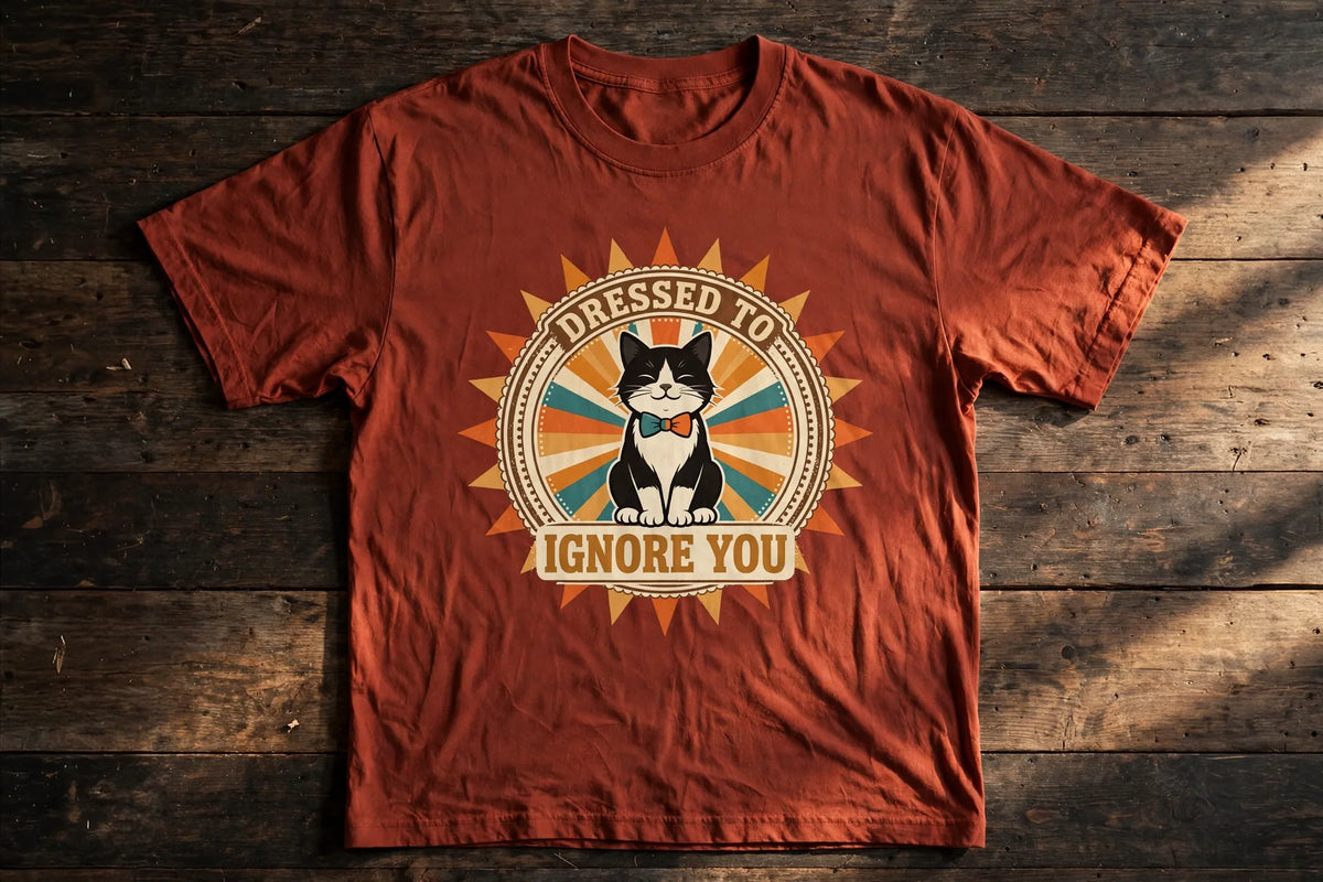 Dressed to Ignore You Cat Tee