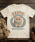 'Squish Face Society' Exotic Shorthair T-Shirt — alternate view