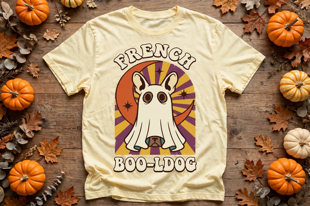 'Boo-Ldog' French Bulldog T-Shirt — alternate view