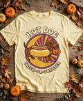 'Hot Dog Trick-or-Treater' Dachshund T-Shirt in Butter