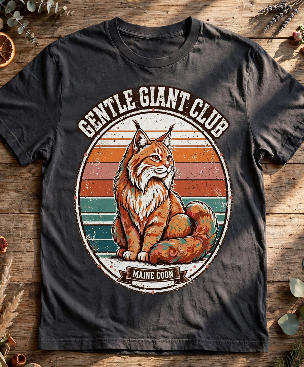 Gentle Giant Club Maine Coon Tee - Pepper