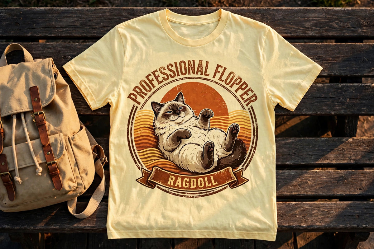 Professional Flopper Ragdoll Tee - Butter