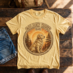 'Golden Hour Club' Golden Retriever T-Shirt — alternate view