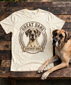 'Apartment Horse' Great Dane T-Shirt in Butter