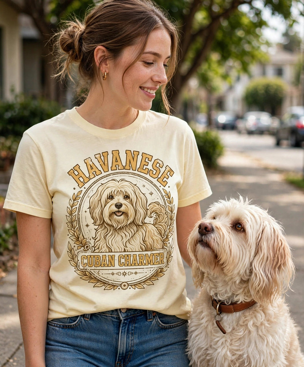 'Cuban Charmer' Havanese T-Shirt — alternate view