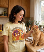 'Professional Ghost Spotter' Ghost Hunter Cat Halloween T-Shirt — alternate view