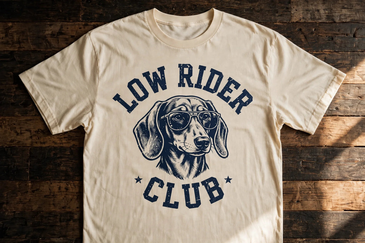 Dachshund Low Rider Club Tee
