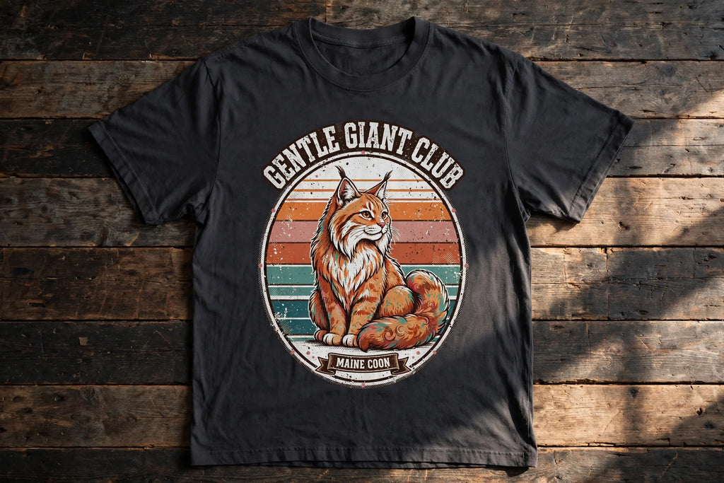 'Gentle Giant Club' Maine Coon T-Shirt — alternate view