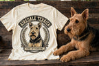 King of Terriers Airedale Terrier Tee in Butter