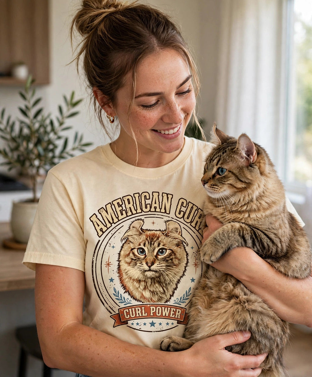 Worn by her — American Curl Curl Power Tee