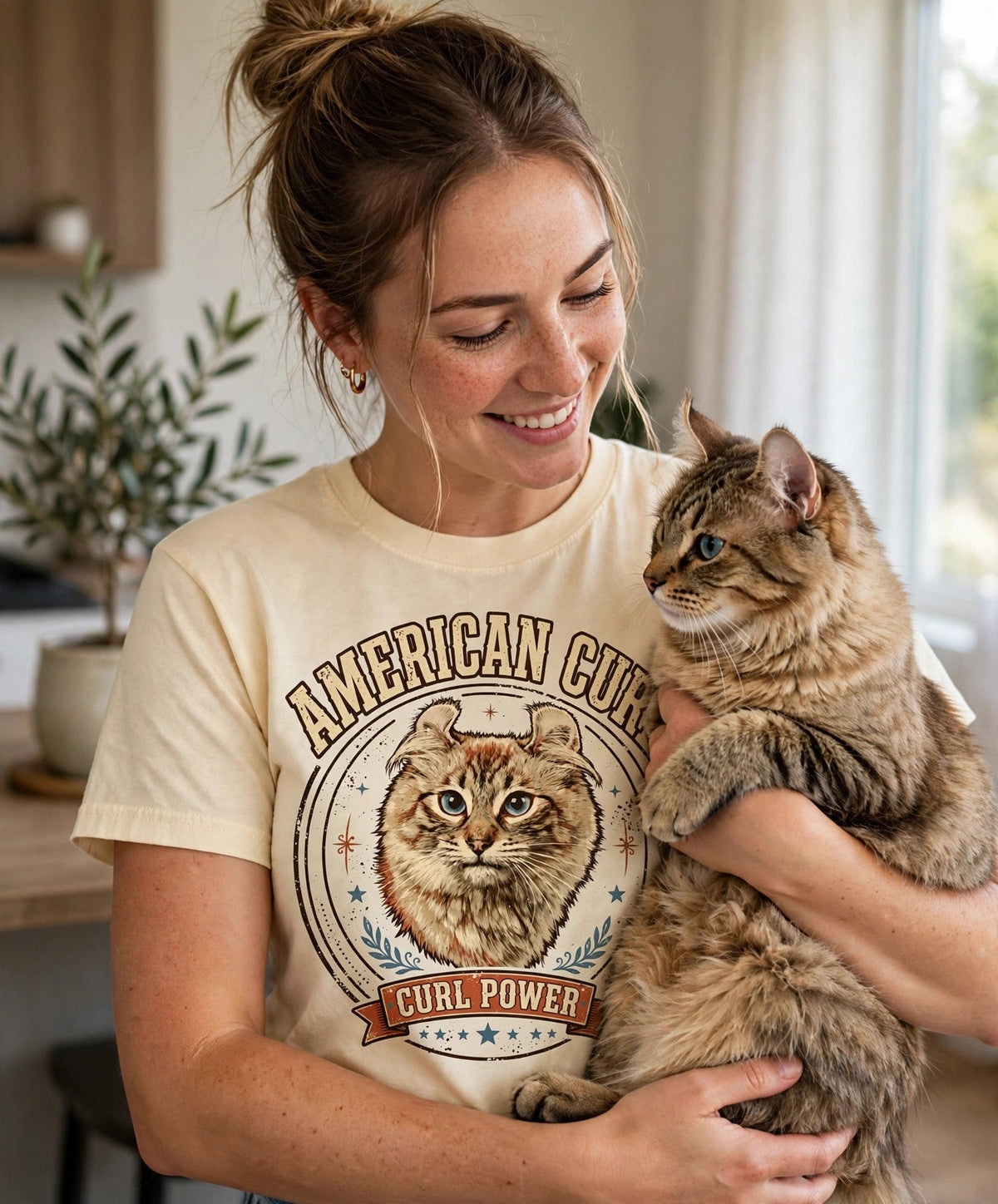 Worn by her — American Curl Curl Power Tee