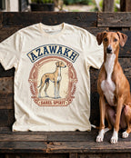 'Sahel Spirit' Azawakh T-Shirt in Butter