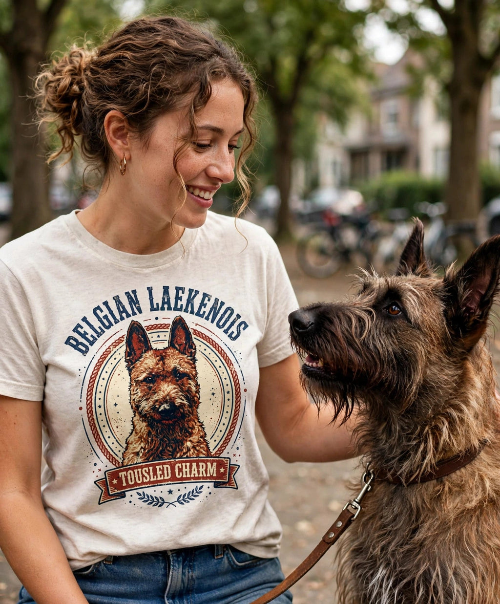 'Tousled Charm' Belgian Laekenois T-Shirt — alternate view