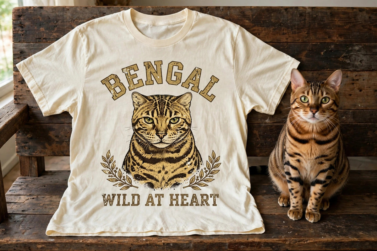 Bengal Wild At Heart Tee in Butter