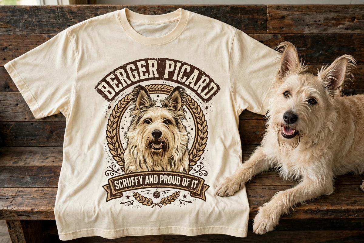 Scruffy Berger Picard Tee in Butter