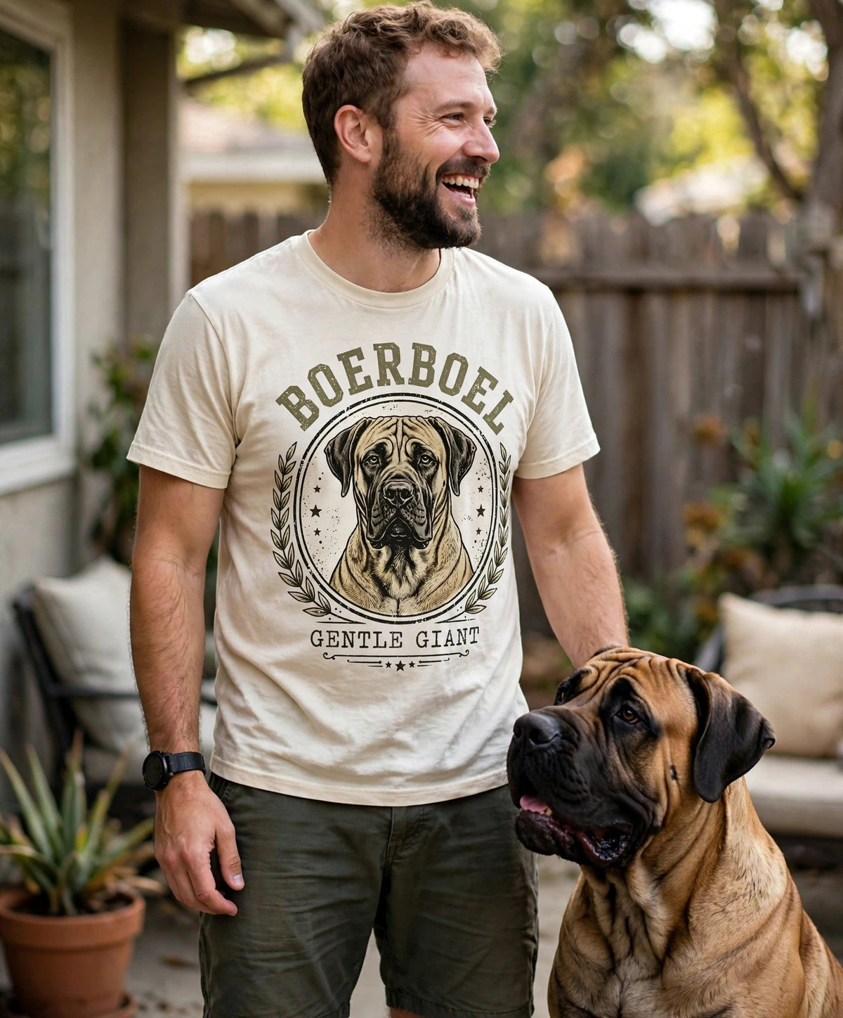 'Gentle Giant' Boerboel T-Shirt — alternate view