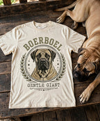 'Gentle Giant' Boerboel T-Shirt in Butter