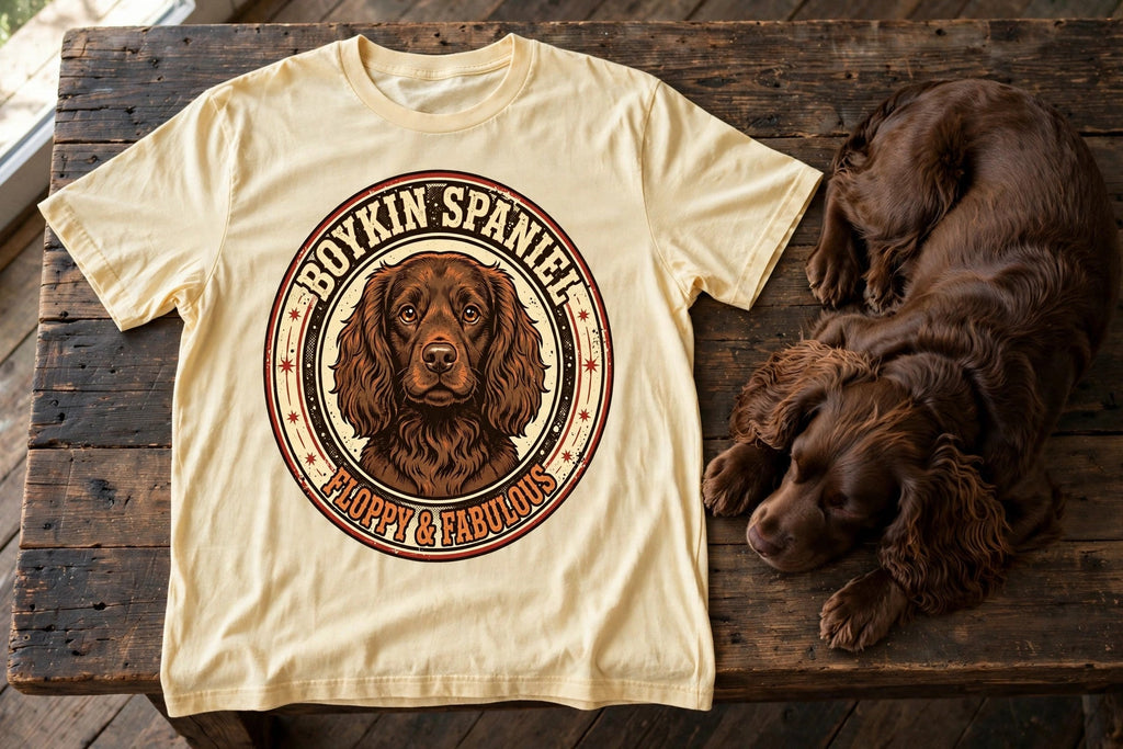 'Floppy & Fabulous' Boykin Spaniel T-Shirt — alternate view