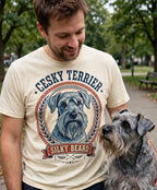 'Silky Beard' Cesky Terrier T-Shirt — alternate view