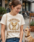 'Napoleon Complex' Chihuahua T-Shirt — alternate view