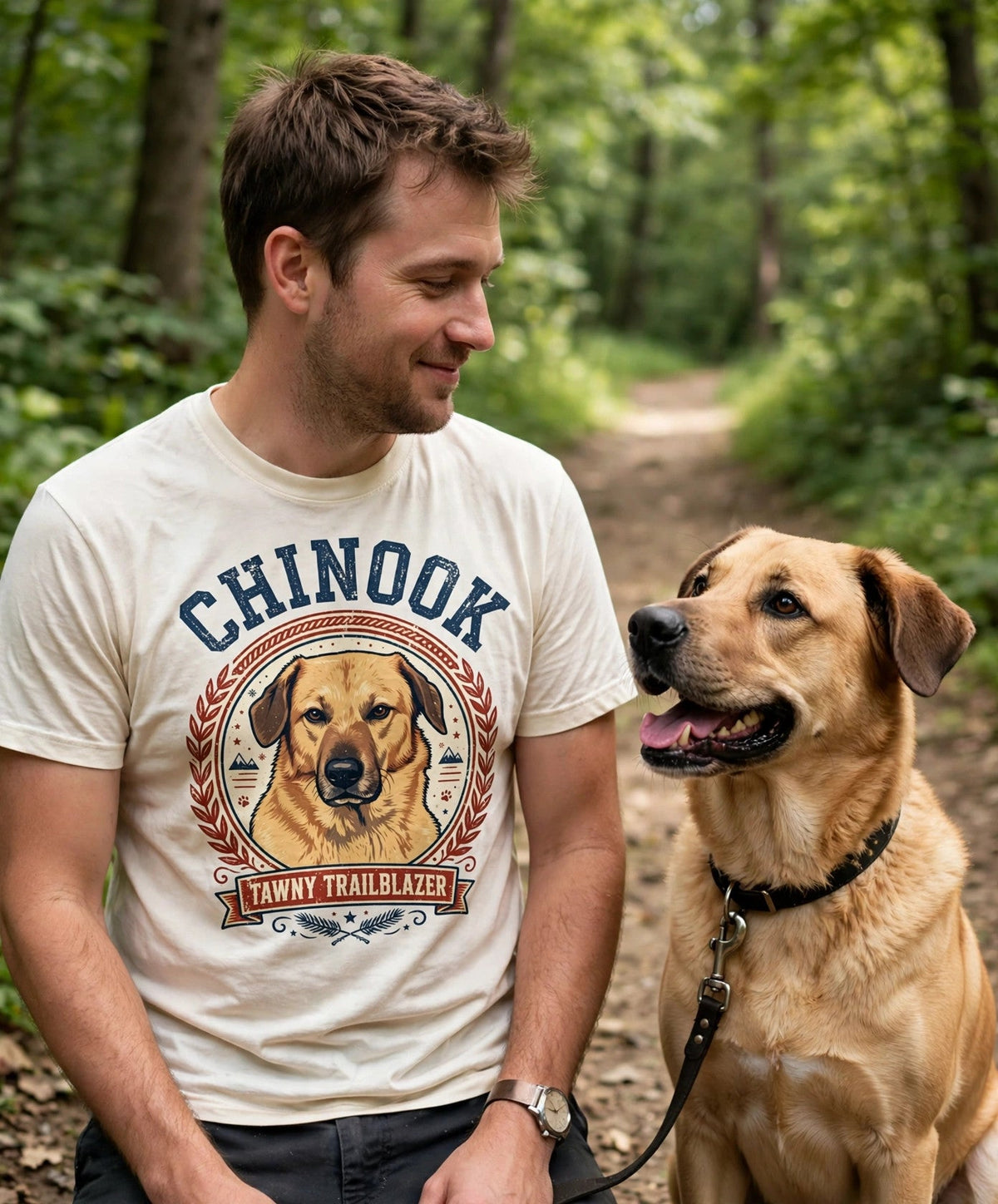 'Tawny Trailblazer' Chinook T-Shirt — alternate view