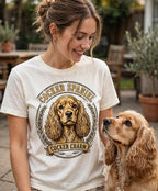 'Cocker Charm' Cocker Spaniel Cocker Charm T-Shirt — alternate view
