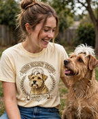 'Topknot Club' Dandie Dinmont Terrier T-Shirt — alternate view