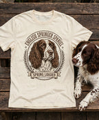 'Spring Loaded' English Springer Spaniel T-Shirt — alternate view