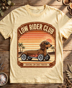 Low Rider Club Dachshund Tee - Butter