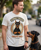 'Pinscher Power' German Pinscher T-Shirt — alternate view