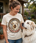 'Fluffy Guardian' Great Pyrenees T-Shirt — alternate view