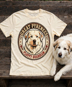 'Fluffy Guardian' Great Pyrenees T-Shirt in Butter