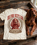 'Redhead Royalty' Irish Setter T-Shirt in Butter
