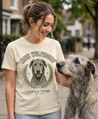 'Gentle Titan' Irish Wolfhound T-Shirt — alternate view