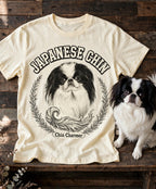 'Chin Charmer' Japanese Chin T-Shirt in Butter