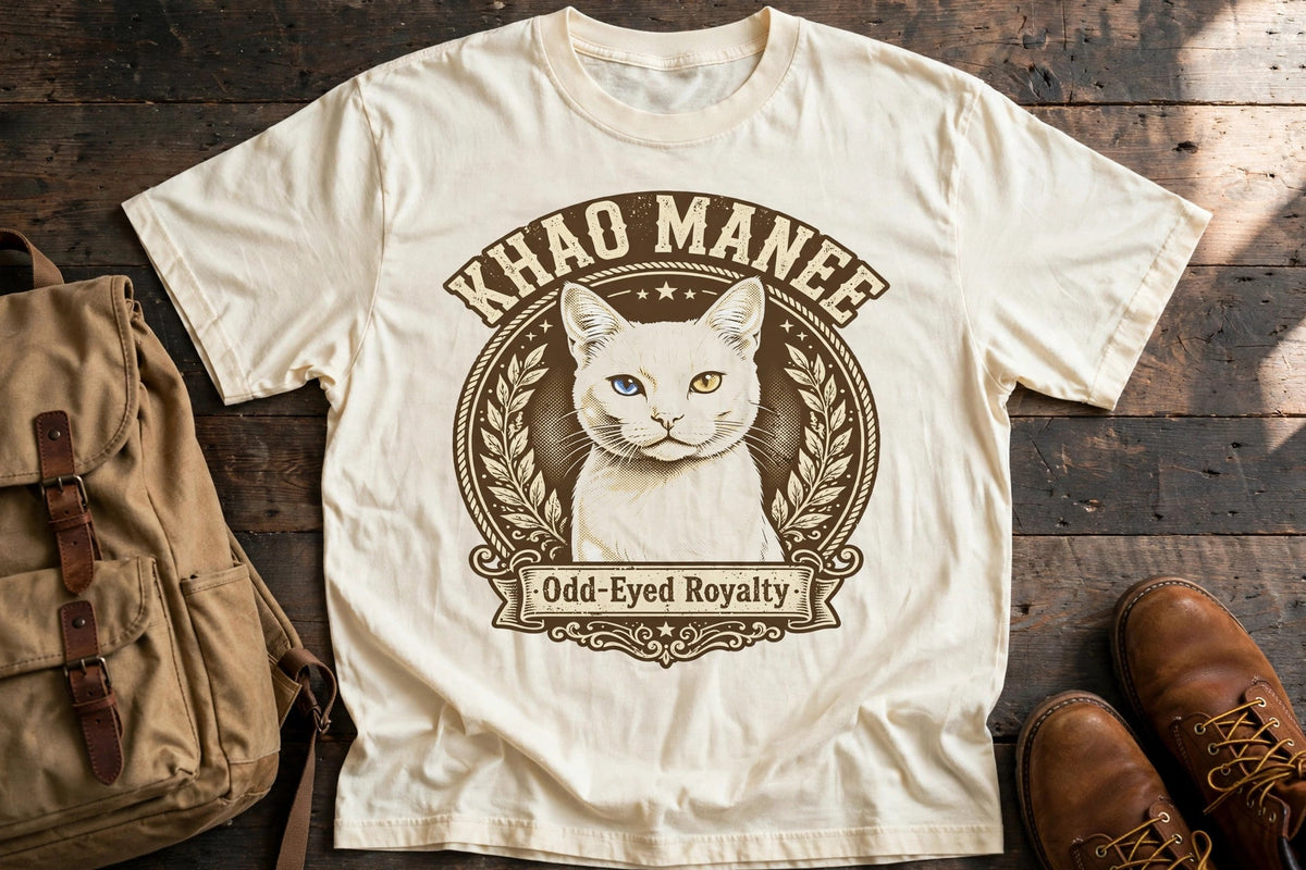 Odd-Eyed Royalty Khao Manee Tee in Butter
