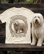 'Mop Squad' Komondor T-Shirt in Butter
