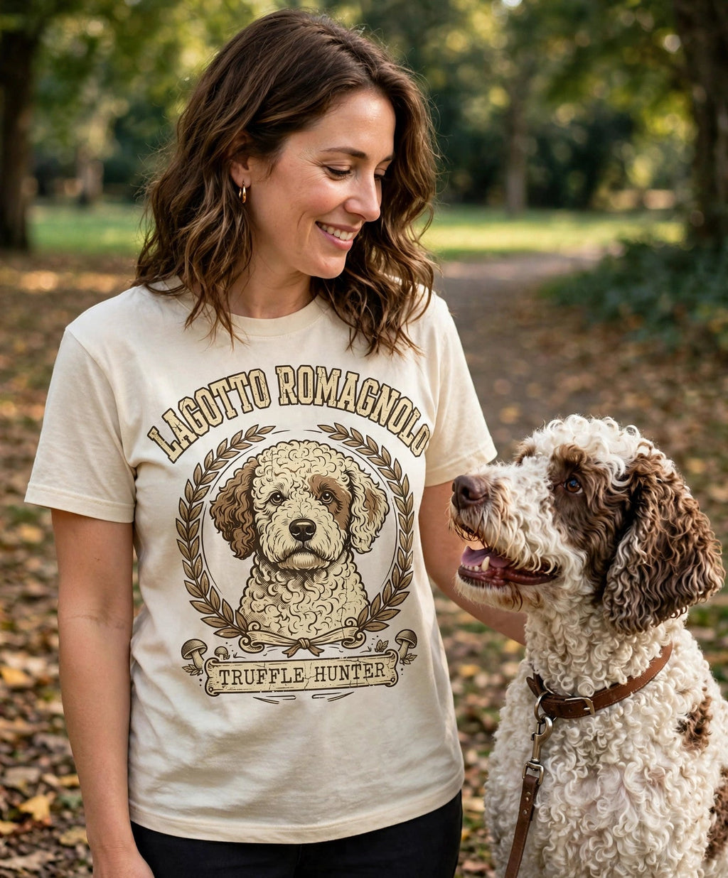 'Truffle Hunter' Lagotto Romagnolo T-Shirt — alternate view