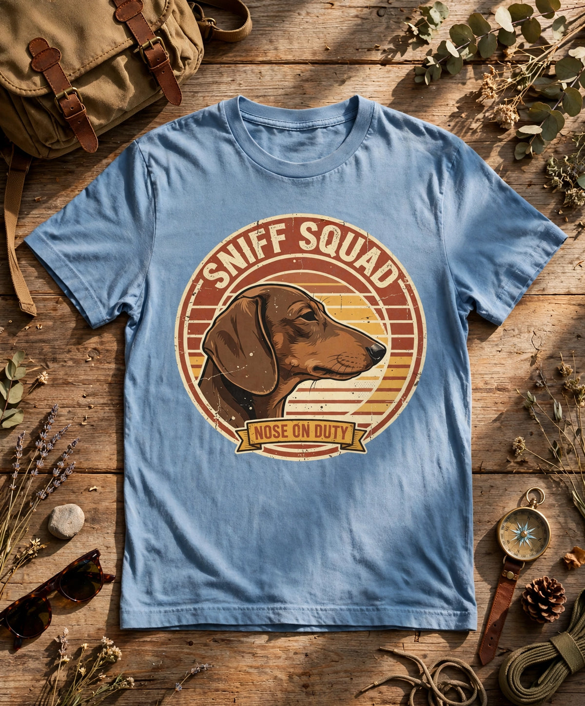 Dachshund Sniff Squad Tee