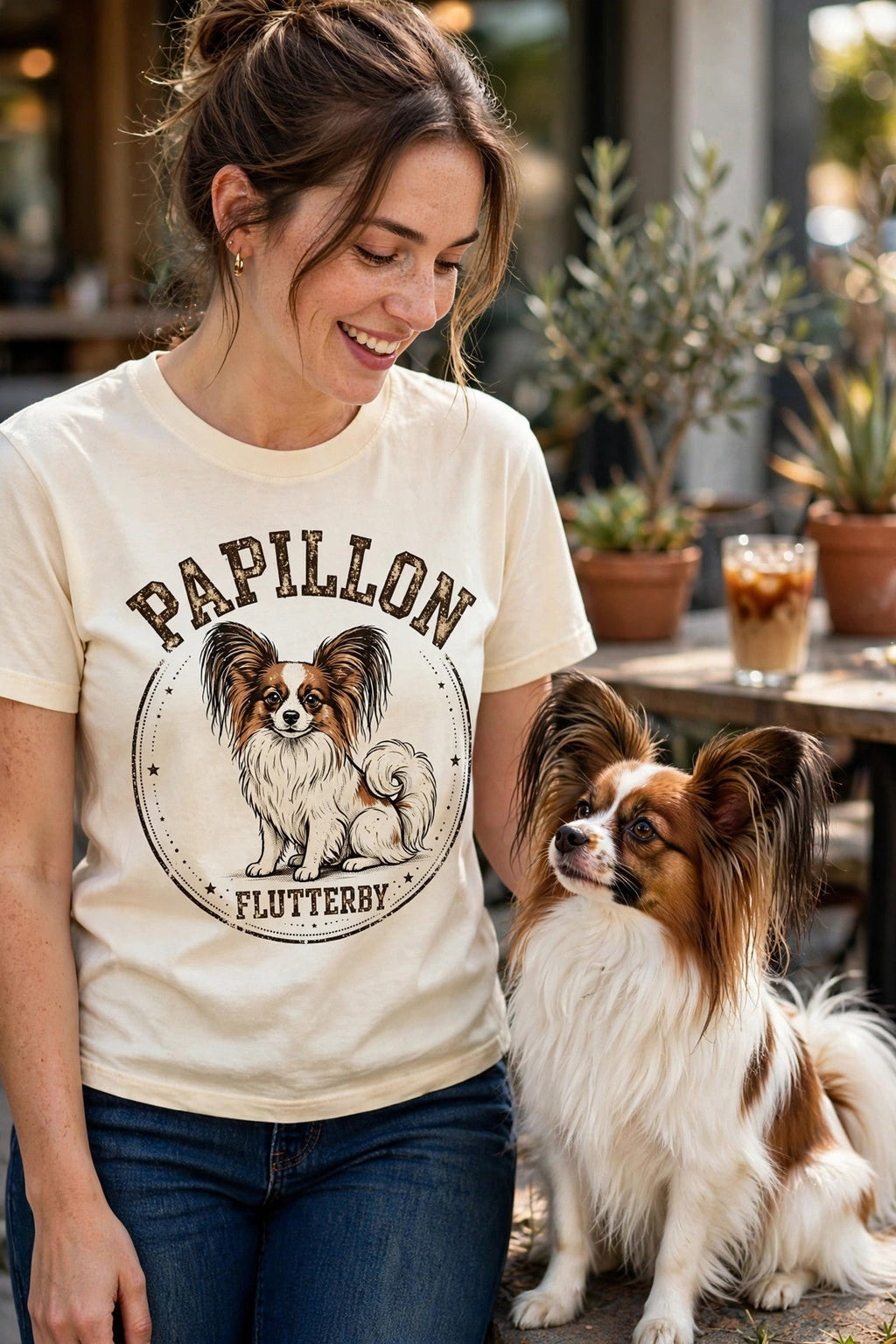 'Flutterby' Papillon T-Shirt — alternate view