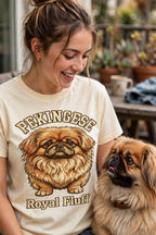 'Royal Fluff' Pekingese T-Shirt — alternate view