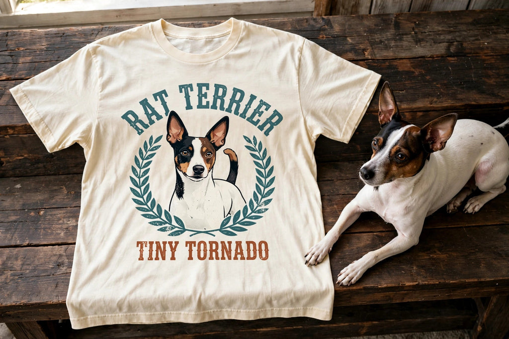 'Tiny Tornado' Rat Terrier T-Shirt — alternate view